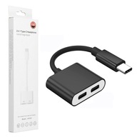 Adaptér 2-v-1 USB-C na 2x USB-C pre Xperia XZ2 / XZ3 Adaptér 2-v-1 USB-C na 2x USB-C pre Xperia XZ2 / XZ3