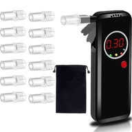 PROFESIONÁLNY POLICAJNÝ alkohol tester s 12 náustkami s puzdrom PROFESIONÁLNY POLICAJNÝ alkohol tester s 12 náustkami s puzdrom
