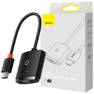 BASEUS ADAPTÉR KONVERTOROVÝ ADAPTÉR HDMI VGA BASEUS ADAPTÉR KONVERTOROVÝ ADAPTÉR HDMI VGA