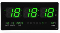 NÁSTENNÉ HODINY VEĽKÉ LED TICHÉ ELEKTRONICKÉ DIGITÁLNE TEPLOTA DÁTUM 45cm NÁSTENNÉ HODINY VEĽKÉ LED TICHÉ ELEKTRONICKÉ DIGITÁLNE TEPLOTA DÁTUM 45cm