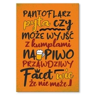 Plagát plechový darček chlap pre manžela priateľ partner PIVO Plagát plechový darček chlap pre manžela priateľ partner PIVO