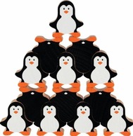 Drevená arkádová hra Goki's Penguin Pyramid