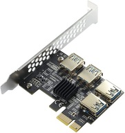Najnovší adaptér na rozdeľovanie portov PCI-E SPLITTER