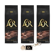 L'OR Espresso Forza zrnková káva 1,5 kg (3 x 500 g) L'OR Espresso Forza zrnková káva 1,5 kg (3 x 500 g)