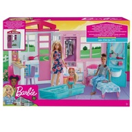 Bábika Barbie FXG55 32,8 cm Útulný domček + bábika