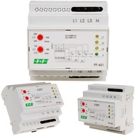 Automatický PHASE SWITCH pre spoluprácu so stýkačmi, nastavenie prahu Automatický PHASE SWITCH pre spoluprácu so stýkačmi, nastavenie prahu