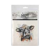 Sada ryžového papiera mini RSM003 - krava, ovca,