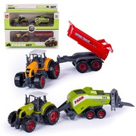SET 2x TRAKTOR S PRÍVESMI KONTAJNER BALER SET 2x TRAKTOR S PRÍVESMI KONTAJNER BALER