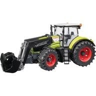 Claas Axion 950 hračkársky traktor s čelným nakladačom.
