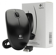 Optická káblová myš Logitech B100 s rozlíšením 800 dpi Optická káblová myš Logitech B100 s rozlíšením 800 dpi