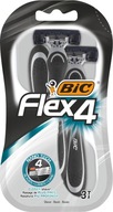 BIC Bic Flex 4 holiaci strojček 3 ks. BIC Bic Flex 4 holiaci strojček 3 ks.