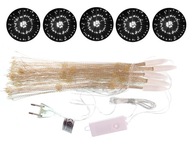 Ohňostroj na vianočný stromček LED svetlá 5 HVIEZD 600 LED Ohňostroj na vianočný stromček LED svetlá 5 HVIEZD 600 LED
