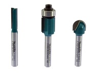 Sada fréz na drevo MAKITA, 3ks stopka 6mm Sada fréz na drevo MAKITA, 3ks stopka 6mm