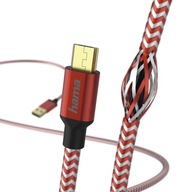 Hama USB - micro USB kábel 1,5m opletený 3A Hama USB - micro USB kábel 1,5m opletený 3A