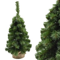 Umelý zelený vianočný stromček na stôl a šatník - Jedľa 60 cm malá