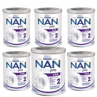 Nestle Nan Ha 2 ExpertPro mlieko pre alergikov od 6 mesiacov Sada 6x 800g