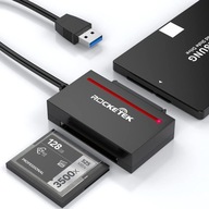 Cfast Rocketek USB 3.0 čítačka, SSD, HDD adaptér