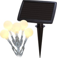 Švédska záhradná girlanda s 20 LED SOLAR lampami