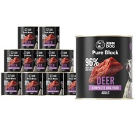 JOHN DOG PURE BLACK DEER KRMIVO PRE PSA 12x800G