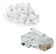 50x KONCOVÁ ZÁSTRČKA RJ45 RJ 45 RJ-45