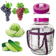 Zavárací pohár Balloon Carboy s dymom, multifunkčný, 22l, víno, uhorky, kyslá kapusta Zavárací pohár Balloon Carboy s dymom, multifunkčný, 22l, víno, uhorky, kyslá kapusta