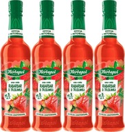 Herbapol sirup z rebarbory a jahôd 420 ml x4 Herbapol sirup z rebarbory a jahôd 420 ml x4