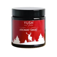 Vôňa Vianoc YUSH - Vianočná sójová sviečka Vôňa Vianoc YUSH - Vianočná sójová sviečka