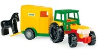 Traktor s prívesom na kone Wader 35003 Traktor s prívesom na kone Wader 35003