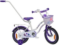 14 palcový bicykel TWINKLE GIRLY Fashion WHITE / Violet