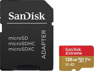 Pamäťová karta SANDISK EXTREME MicroSDXC 128 GB
