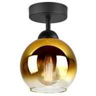 Lampa Luster Stropná sklenená zlatá guľa LED Lampa Luster Stropná sklenená zlatá guľa LED
