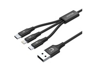USB kábel 3v1 micro USB/Lightning/Type-C Unitek USB kábel 3v1 micro USB/Lightning/Type-C Unitek