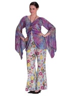 Dámsky hippie outfit Flower Power M Dámsky hippie outfit Flower Power M