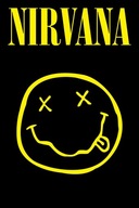 Plagát s logom kapely Nirvana Smiley 61x91,5 cm