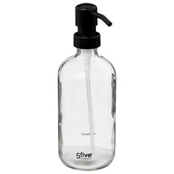 DÁVKOVAČ MYDLA, priehľadné sklo, 450ml DÁVKOVAČ MYDLA, priehľadné sklo, 450ml