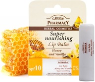 Balzam na pery Green Pharmacy Honey and Vanilla SPF10