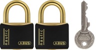 ABUS mosadzný visiaci zámok 2x 718/40 B Twin S ABUS mosadzný visiaci zámok 2x 718/40 B Twin S