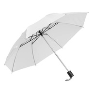 Unisex biely skladací dáždnik + obal Unisex biely skladací dáždnik + obal