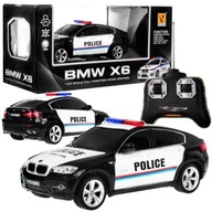 Auto Auto Policajné Auto Policajné auto na diaľkové ovládanie BMW X6 1:24 Policajné svetlá