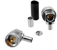 UHLOVÁ ZÁSTRČKA UC-1 CRIMP RG58 RF5 H155 PTFE/zlatá UHLOVÁ ZÁSTRČKA UC-1 CRIMP RG58 RF5 H155 PTFE/zlatá