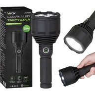 Svetlá krátka taktická baterka 30W 3000lm VAYOX, silná batéria, kov Svetlá krátka taktická baterka 30W 3000lm VAYOX, silná batéria, kov