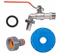 Kovový ventilový kohútik Mauzer 1000 IBC PLUG Set Kovový ventilový kohútik Mauzer 1000 IBC PLUG Set