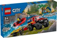 LEGO City 60412 Terénne hasičské auto so záchranným člnom LEGO City 60412 Terénne hasičské auto so záchranným člnom