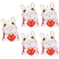 Králik Ornament Nočný Králik Ornament 5 KS Králik Ornament Nočný Králik Ornament 5 KS