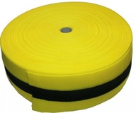 Výstražná páska, žltá a čierna, 100 metrov, bezpečnosť a ochrana zdravia pri práci