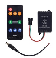 RGB LED ovládač WS2811 magické hudobné rádio diaľkové ovládanie
