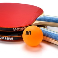 SET NA STOLNÝ TENIS METEOR SIROCCO** 2 rakety + 3 loptičky SET NA STOLNÝ TENIS METEOR SIROCCO** 2 rakety + 3 loptičky