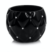 GUĽOVÁ KRYT NA KVETINÁČ 15cm BLACK GLAMOUR GUĽOVÁ KRYT NA KVETINÁČ 15cm BLACK GLAMOUR