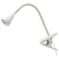 IKEA NAVLINGE Bodové svietidlo s LED svorkou, biele IKEA NAVLINGE Bodové svietidlo s LED svorkou, biele