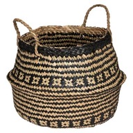 24h Boho kôš s čiernou mozaikou na ovocné črevo 24h Boho kôš s čiernou mozaikou na ovocné črevo